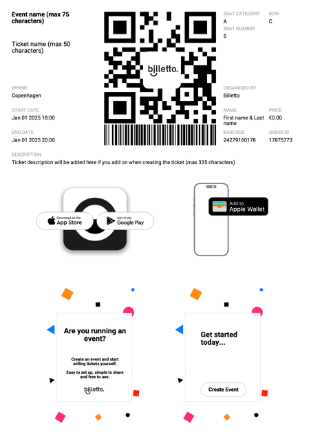 New ticket layout seated - Help article