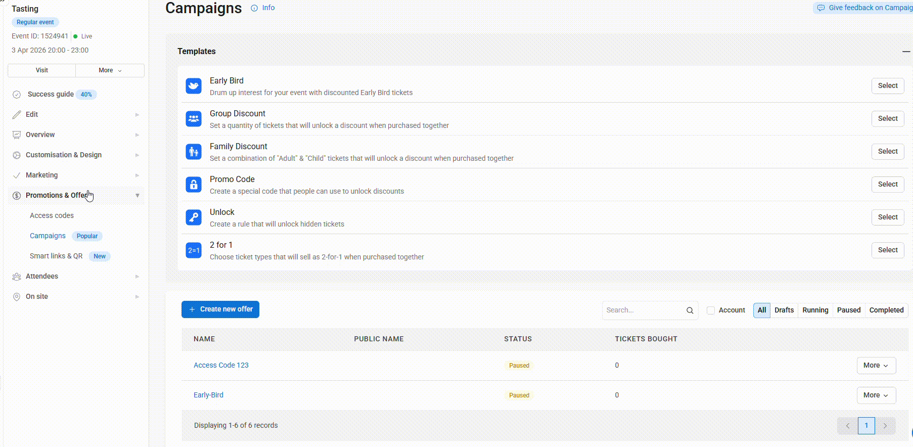 Optagelse smart link ENG