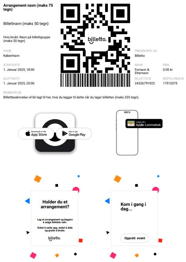 new ticket layout NOR